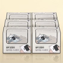 [리본제이]무려 1년분 생활쉼표 블랙 깔깔이 일회용 수세미 (총 360매), [1년분]블랙깔깔이일회용수세미(총360매)
