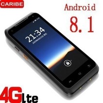 [해외] CARIBE 5.5 인치PDA 데이터 수집기 1D2D GPS UHF RFID 산업용 PDA 안드로이드 8.1 전화 바코드 스캐너 WIFOR 창고, 2D 125K UK