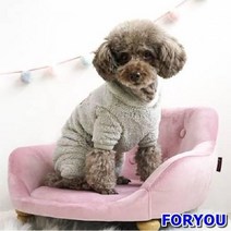 FRV574490반려동물 스탠다드 후리스 올인원 그레이 가을 겨울, 본상품