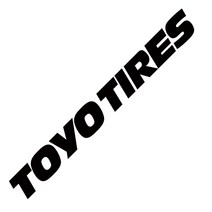 TOYO TIRES 토요타이어 데칼 튜닝 스티커, 1개, 블루(소)