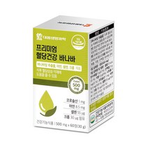 대웅생명과학 프리미엄 혈당건강 바나바 60정
