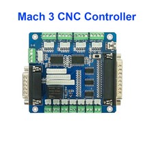 USB 인터페이스가있는 기계 스테퍼 모터 용 5 축 Mach3 CNC 컨트롤러 보드, 한개옵션0