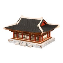 퍼즐피플 3D 영공방 건축물 입체퍼즐모형, 3D목재 사정전 경복궁시리즈, 1Ea