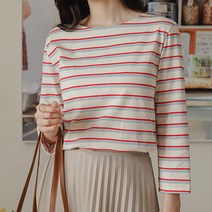 [마이더스비] 디몬 스트라이프 티셔츠