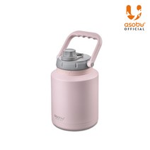 캐나다 아소부 스테인레스 캠핑 미니 워터저그 1L SJU3, 핑크