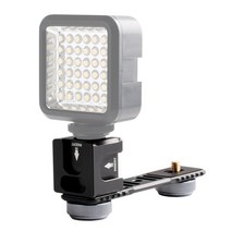 Zhiyun FeiyuTech Gimbal Handheld Stabilizer 용 LED 액션캠 휴대용카메라 라이트 범용 알루미늄 짐벌 익, 한개옵션0
