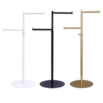 옷걸이행거 스탠드 높이조절 양벌꺽기 25파이_완제품, (블랙)