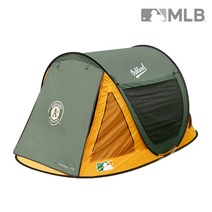 MLB 캠핑 오클랜드 원터치 자동 팝업 텐트 3-4인용