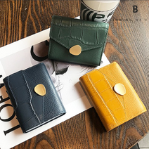 가벼운 소가죽 여성 반지갑