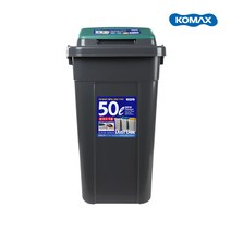 코멕스 크린스페이스 50L 대용량 휴지통, 02-그린, 1개