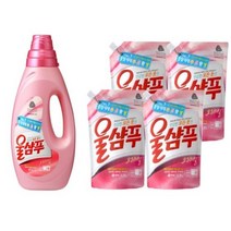 애경 울샴푸 중성세제 니트 빨래 오리지널1L+리필1.5L 4개 총 7L세트, 1세트
