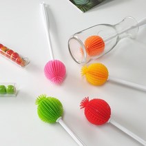 대코 실리콘 (선인장병솔) 꽃병솔1p 브러쉬 세척솔 수세미 물병세척, 그린, 단일옵션