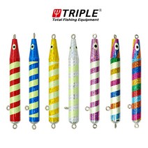 트리플 대구 봉메탈 대구메탈 메탈지그 바늘 추, 350g, 04 야광/블루