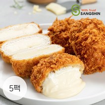 [상신] 더빠삭 폭탄 치즈카츠 5팩 10장, 단품