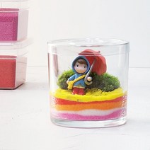 비단이끼 생이끼 테라리움 만들기 키트, 우산소녀