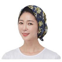 라인 모자형 스카프/머리띠/헤어밴드/미용/미용실/중화/밴드/세안, LN807 그린