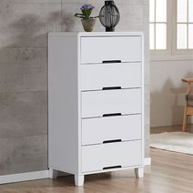 로쏘 네베 싱글 5단 서랍장, 오크화이트