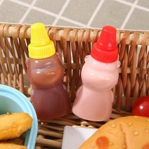 야채탈수기 샐러드 스피너 다이소야채탈수기 프리미엄 소스 스퀴즈 병 투명 내열성 휴대하기 쉬운 주방 액세서리, 단일옵션