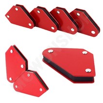 용접 자석 삼각 직각 어스 접지 각도 조절 자석 4개입 접지자석 용접마그네틱