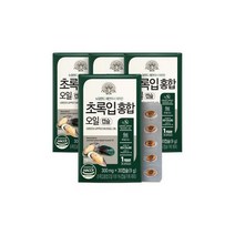 초록입홍합 오일캡슐 300mg 30캡슐 4박스 내추럴박스