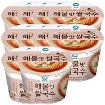 청정원 해물맛 쌀국수 / 컵 쌀국수, 10개