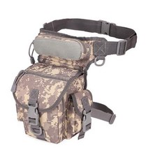 - 캠핑 등산 모터 사이클 자전거 벨트 레그 백, 블랙