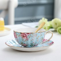 영국식 홈카페 커피잔 명품 고급 찻잔 세트 예쁜 홍차잔, H