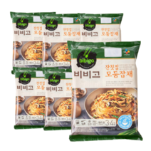 간편한 3~4인분 비비고 잔칫집 모둠잡채 644g 밀키트, 4개, 기타