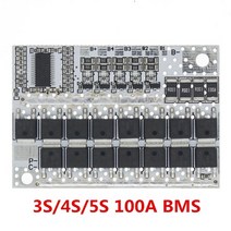 해외 21V 100A 5S BMS 리튬 이온 LMO 삼원 리튬 배터리 보호 회로 기판 PROD3890013962, 4S 100A 16.8V LMO, One Size
