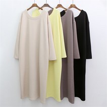 [강물처럼] 빅사이즈사랑해요 K796L301 라운드뒷트임오버원피스 GR (9560623)