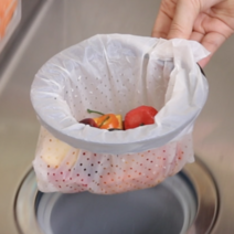 [생분해싱크망 SET] 올데이니트 간편한 싱크대배수구 음식물비우기 바로톡 제로웨이스트 배수구거름망, 180매, 리필