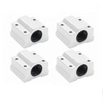 자전거부품1/4PCS 선형 모션 공 공 Beare 슬라이드 블록 부싱 SC8UU 8mm SC10UU 10mm 12UU 샤프트 CNC 3D