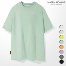 르젠옴므 세미오버핏 데일리 오렌지라벨 반팔티 LNHT1658AF