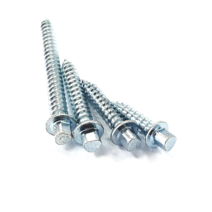 [유진코] 삼각피스 알루미늄 창호 샤시 쇼파 에어컨 실외기 삼각머리나사 4.5x50mm 1봉(200개), 200개