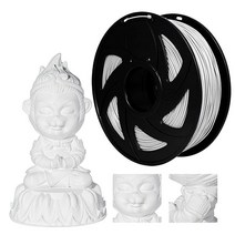 3D 필라멘트 PETG 1.75mm 프린터 스풀 3D 프린팅 필라멘트 투명 PETG 필라멘트 3D 프린터 필라멘트 1kg 치수 정확도 +/-0.05mm XVICO, Petg-white