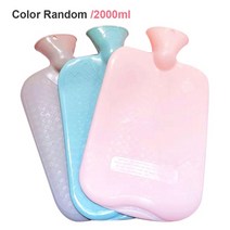 보온 물주머니 유단포 핫팩 온수 찜질팩 병 2000ml 고무 고밀도 겨울 손 따뜻한 병, b