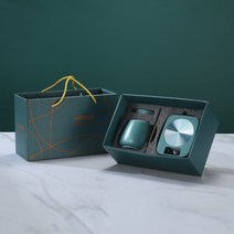 머그잔 히터 커피 컵 워머 우유 차 물 난방 패드 온열 매트 일정한 온도 코스터 홈 오피스 선물, [01] USB Plug, [11] Green Gift Set
