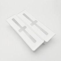 이노마타 주방 비닐봉지 정리함 2개 화이트, 특대