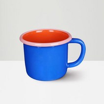 본에나멜웨어 컬러라마 머그 300ml, 블루(코랄림)