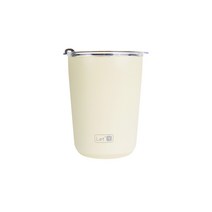 레티 어반 보온보냉 텀블러 420ml 빨대 세척솔포함 KA-0781, 아이보리