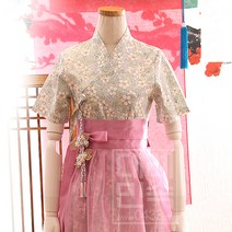 생활한복 수입 생활 한복 민족 의상 순면 천 드레스 H-S01223