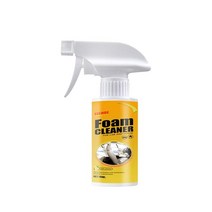 폼클리너 다목적 자동차 인테리어 폼 클리너 액체 60/120ml 강력한 얼룩 제거제 스프레이 자동 가죽 시트, 02 1 foam cleaner 60ml