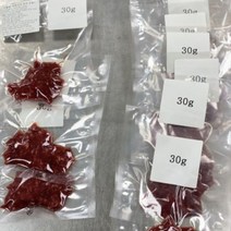 소포장한우이유식 친환경한우1등급우둔살 소고기다짐육 아기반찬 육아식 마장동, 30g*10팩, 10개
