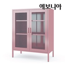 [에보니아](이월등급) 픽셀 3단 매쉬수납장, 선택:화이트