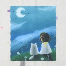 [대양] 귀여운 캐릭터 안경닦이 S(15x18cm)-100장