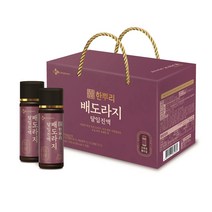 CJ 한뿌리 인삼대보 120ml x 10병 배도라지 홍삼 흑삼 선물 건강음료 맛선택, CJ한뿌리 배도라지 100ml x 10병