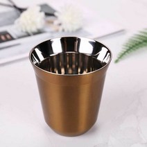 머그잔 160ML 304 에스프레소 스테인레스 스틸 커피 우유 물 음료 아침 식사 컵 절연 이중 벽 식기 세척기 안전한 질감, Coffee_160ml