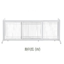 릿첼 원목 자립형 강아지 애견 반려견 안전문 울타리 펜스 현관 방문 베란다 출입문 펫도어, 2. 와이드 화이트 높이 51cm