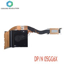 노트북 부품 수리 DELL DP/N 05GG6X AT30W001ZC0 용 히트 싱크 EG50040S1CM20S9A DC5V 4 핀이있는 Loptap 팬