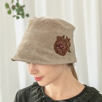 [디얼마미] 벨벳꽃 벙거지 미시 중년 여성 50대 엄마모자